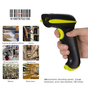 Yhdaa Cầm Tay Có Dây 1D Laser USB Máy Quét Máy Quét Đầu Đọc Mã Vạch Máy Quét Cho Bán Bán Lẻ Kho Hậu Cần - Product Image 2