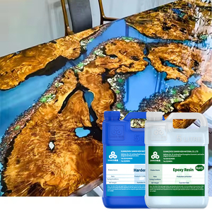 Deep Pour Crystal Clear 3:1 Epoxy <strong>Resin</strong> a and B Liquid Fast Cure Apoxy Epoxy <strong>Resin</strong> and Hardener for Crafts Arts Wood Tables - Product Image 1