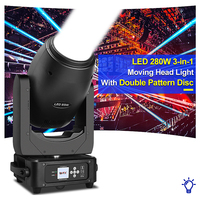 SHTX Promotion 280W BSW Moving Head Projecteur de Scène LED Beam Spot Wash pour Mariage, Club, Fête, Événement 250W Cabezas Movile Luces DMX512