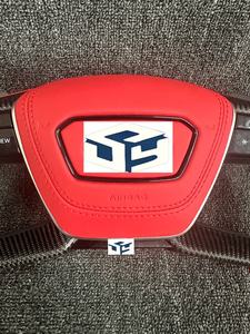 Volante personalizable S Line Volante Lenkrad de fondo plano medio de cuero para Audi A3 A6 C7 R8 <span class=keywords><strong>RS3</strong></span> S3 A7 RS6 A4 B9 B8 TT R8 A8 - Product Image 4