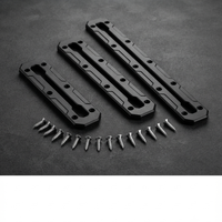 Support de canne à pêche ultra-plat sur rail coulissant pour équipement de surf robuste, fixation sur pont, avec kit de vis et accessoires OEM personnalisé