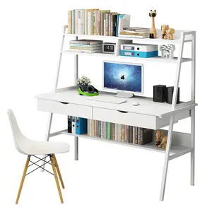 Einfache billige Schlafzimmer möbel Schreibtisch Living Study Desk 2 Schubladen Großer Speicher Computer Schreibtisch Tisch Büro