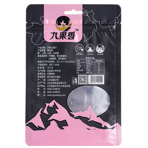 Snack đóng gói doypack gói thực phẩm nhôm lá Zip khóa túi có thể khóa lại túi đóng gói trái cây sấy khô đông lạnh với cửa sổ rõ ràng - Product Image 3