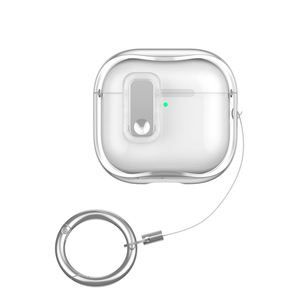 JMETEC 透明TPU電気メッキエコフレンドリー保護ケース AirPods4およびPro2 Gen 2ワイヤレスイヤホン用 - Product Image 6