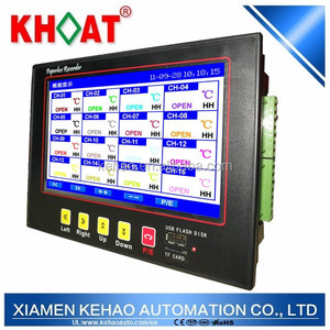 KH800G: เครื่องบันทึกแบบไร้กระดาษ 8 ช่องสัญญาณแบบอีเธอร์เน็ต TCP/IP ที่บางเฉียบ พร้อม USB, การบันทึกข้อมูลด้วย TF การ์ด, การสื่อสารผ่าน RS485 - Product Image 3