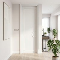 Armario de Madera Maciza de Roble Claro con Puertas Correderas Dobles, Diseño Liso y sin Juntas, para Dormitorio, Armario de Gran Visibilidad para Balcón, Kit de Puerta Interior