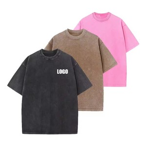 Custom 230grams Hip Hop Printing Vintage O-<b>Neck</b> <b>High</b> Street Wear 100% Cotton Batik Acid Washed Men's <b>T</b> <b>Shirt</b> - Product Image 1