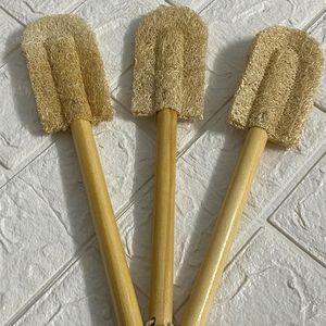 Cepillo de Limpieza de Vasos de 2 Alas KB Eco Life, Venta Caliente de Fábrica en Vietnam, Esponja de Lufa Natural Suave y Segura, No Raya - Product Image 6