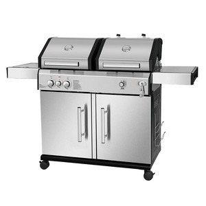 Outdoor Kitchen Barbecue Grill Tensile <b>Side</b> Table <b>Burner</b> Gas Grill Bbq With Stove Cove Kitchen Gas Grill Bbq - Product Image 1
