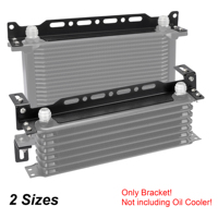 Kit de Soporte Universal para Enfriador de Aceite, Adaptador de Radiador para Enfriador de Aceite de Transmisión, Kit de Montaje Ajustable