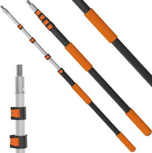 <span class=keywords><strong>Perche</strong></span> télescopique multi-tailles 1,35-10,8 m, directement de l'usine - Embout universel, pour le nettoyage des fenêtres/lavage de voitures/<span class=keywords><strong>peinture</strong></span>/ramassage de fruits - Product Image 2