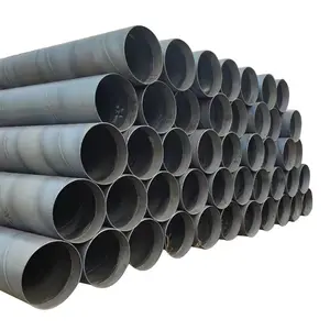 Grand tuyau en acier en spirale OD tuyau en acier au carbone Sch40 prix des tuyaux en acier à couture soudée