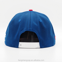 Gorro Snapback azul real plano personalizado de alta calidad gorras grandes con bordado en 3D gorras de béisbol del equipo deportivo de Rugby de Japón