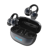Miccell écouteurs à pince TWS casques de sport de jeu à faible latence écouteurs à conduction osseuse sans fil Ows oreille ouverte Tws écouteurs
