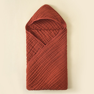 Cappuccio in garza semplice per neonati, - Product Image 4