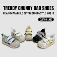 Chaussures à pain velcro originales Baskets épaisses Plate-forme Hauteur augmentant la maille en cuir OEM ODM