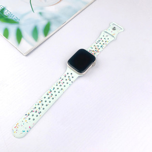 <span class=keywords><strong>Correa</strong></span> Deportiva para <span class=keywords><strong>Apple</strong></span> <span class=keywords><strong>Watch</strong></span> 44mm 49 45 40 41 <span class=keywords><strong>38mm</strong></span> 42mm, Brazalete de Silicona Transpirable para Iwatch Series 11 10 9 8 Ultra 3/2 - Product Image 5