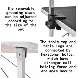 طاولة كهربائية للكلاب قابلة للتعديل بارتفاع قابل للطي مع حماية أمنية مختلفة للكلاب - Product Image 5