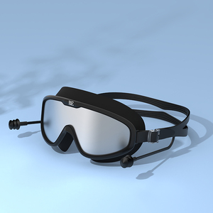 Adulte sans fuite Protection complète Anti-buée Lunettes de natation étanches Matériau en silicone et lunettes de natation anti-buée - Product Image 4