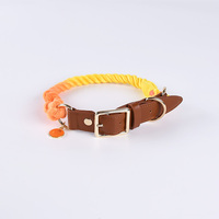 Collar de Cuero Trenzado para Perro, Acolchado, Ajustable, Lujoso, Elegante, Reciclado, para Perros Pequeños y Grandes, Correa para Pasear Mascotas, Accesorios para Exteriores