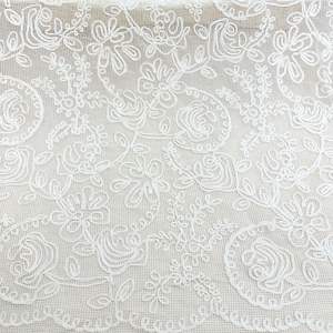 Tela <span class=keywords><strong>de</strong></span> malla bordada <span class=keywords><strong>de</strong></span> encaje <span class=keywords><strong>de</strong></span> algodón ecológico <span class=keywords><strong>de</strong></span> alta calidad para ropa - Product Image 3