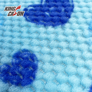 Kingcason Thiết Kế Mới Dày 100% Polyester Jacquard In Ấn Flannel Lông Cừu Cho Hàng May Mặc - Product Image 5