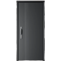 Puerta de Entrada de Seguridad de Acero de Estilo Moderno, Antirrobo, Ignífuga, Insonorizada, con Aislamiento Térmico, Tamaño Estándar para Exteriores