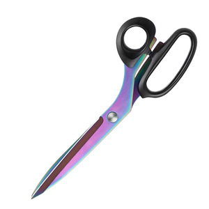 Tijeras de Sastre de Acero Inoxidable con Recubrimiento de Titanio de Color, Cabeza Recta, para Uso Doméstico y Profesional, para Cortar Tela - Product Image 5
