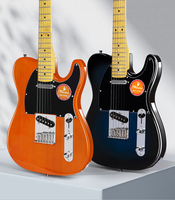 Gitar Grosir OEM TL Custom Electrica Diy Guitar Kit Instrumen Berdawai 6 Senar Gitar Elektrik Pemula Gitar Elektrik
