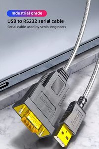 Dtech Hot Bán <span class=keywords><strong>USB</strong></span> 2.0 để DB9 cổng nối tiếp RS232 Adapter cáp <span class=keywords><strong>USB</strong></span> để DB9 nối tiếp chuyển đổi cáp - Product Image 2