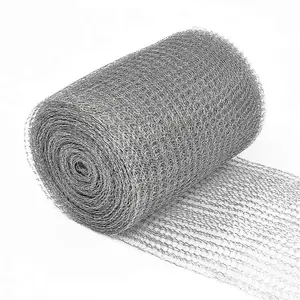 10cm width 0.23 mm wire pure copper stainless steel nickel monel titanium knitted gas liquid filter wire mesh