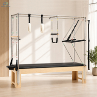 Reformer de Pilates Profesional de Madera de Arce con Resortes Calibrados para Tonificación