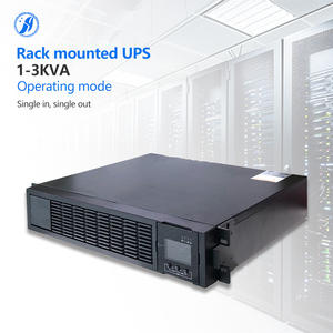 Yüksek kaliteli 1KVA-3KVA tek fazlı <span class=keywords><strong>UPS</strong></span> akıllı rafa monte dolap yük kapasitesi saf sinüs dalga çıkışı kurşun asit pil - Product Image 1