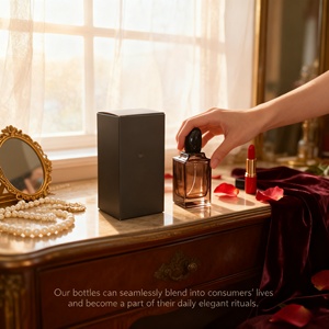 Lujo 30ml/50ml/100ml botellas <span class=keywords><strong>de</strong></span> <span class=keywords><strong>Colonia</strong></span> <span class=keywords><strong>de</strong></span> vidrio transparente logotipo personalizado Impresión <span class=keywords><strong>de</strong></span> sello dorado bomba rociador forma rectangular para viajes - Product Image 4