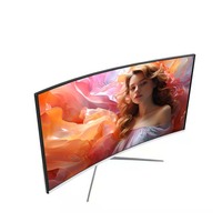 Vente en gros en usine Moniteur de jeu plat blanc industriel incurvé de 34 pouces pour ordinateur portable