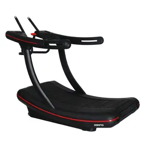 KPOWER Commercial Curved treadmill 480mm Running area 480*1700mm máquina running mecânica não alimentada