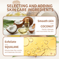 Ensemble de soins capillaires de luxe à l'huile de coco 4 en 1, shampooing professionnel pour le cuir chevelu, après-shampoing, masque capillaire et huile essentielle, vente en gros