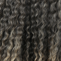 Extensions de cheveux tressés brésiliens 18 pouces, tresses au crochet Jumbo 90g synthétiques pour tressage, cheveux teints Fox Wave, double trame machine