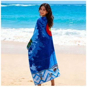 Serviette de plage de luxe à rayures personnalisées avec logo, conception gratuite, faible MOQ, sublimation sur mesure - Product Image 2