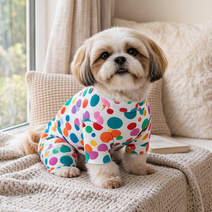 PETCIRCLE Ropa para Mascotas para Primavera y Otoño: Mono Floral Lindo y Suave para Perros Pequeños y Cachorros - Product Image 3