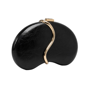 Bolso de mano minimalista Cashew, bolso de noche de piel sintética, versátil, con cadena desmontable, para mujer - Product Image 4