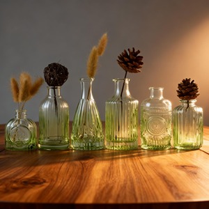 Vintage Mini <strong>Vases</strong> for Centerpieces Small <strong>Vases</strong> for <strong>Flowers</strong> Glass Bud <strong>Vase</strong> in Bulk for Office and Home Table <strong>Flower</strong> Decor - Product Image 2