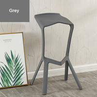 Chaise de jardin monobloc en PP, chaise de salle à manger en plastique empilable durable, chaise de restaurant et de bar, vente en gros