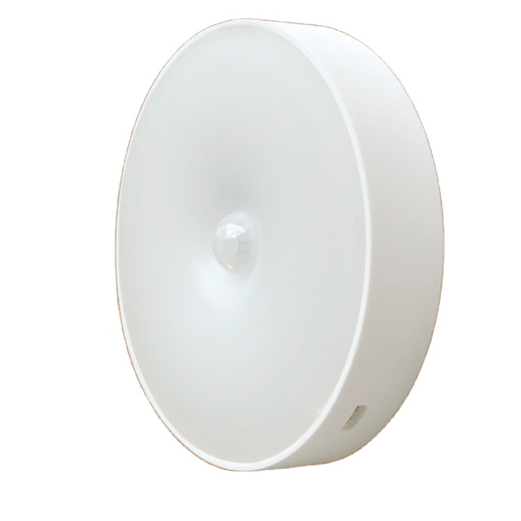 Светодиодный светильник для детей, перезаряжаемый беспроводной светильник с датчиком движения, на батарейках, для спальни, туалета, усовершенствованная настенная лампа, умные ночники