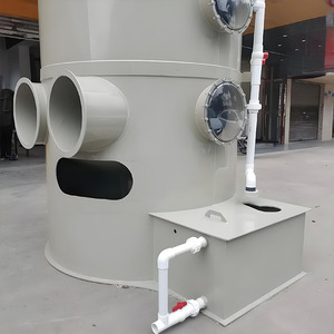 Depurador de aire de torre de pulverización de absorción de purificación de gas de placa ciclónica OEM PP para limpieza de polvo y pulverización de Torre 28 - Product Image 5