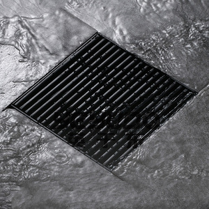 Drenaje cuadrado negro de acero inoxidable de alta calidad para Baño - Product Image 1