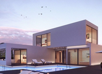 Casa Prefabricada, Casa con Estructura de Acero, Vivienda Prefabricada