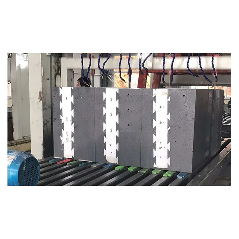 Máquina de bloco de isolamento, planta automática amplamente usada da espuma de eps enchida da máquina de corte de bloco aac