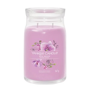Yankee Candle - Candela Grande in Vaso con 2 Stoppini, Fragranza Wild Orchid - Product Image 1