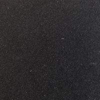 Dalles de granit noir d'Inde naturel poli UNION Premium, découpées sur mesure, durables, garantie 1 an pour cuisine et salle de bain.